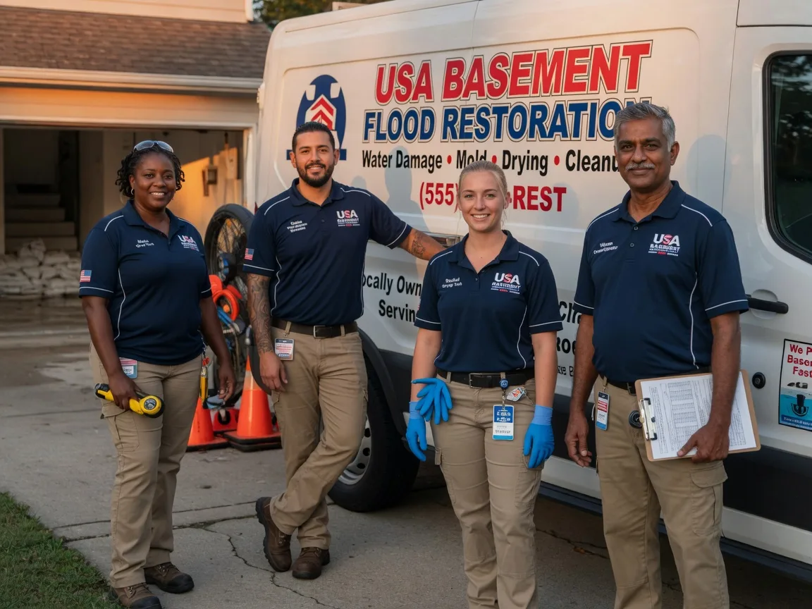 Basement Flood Cleanup company in College Corner, OH